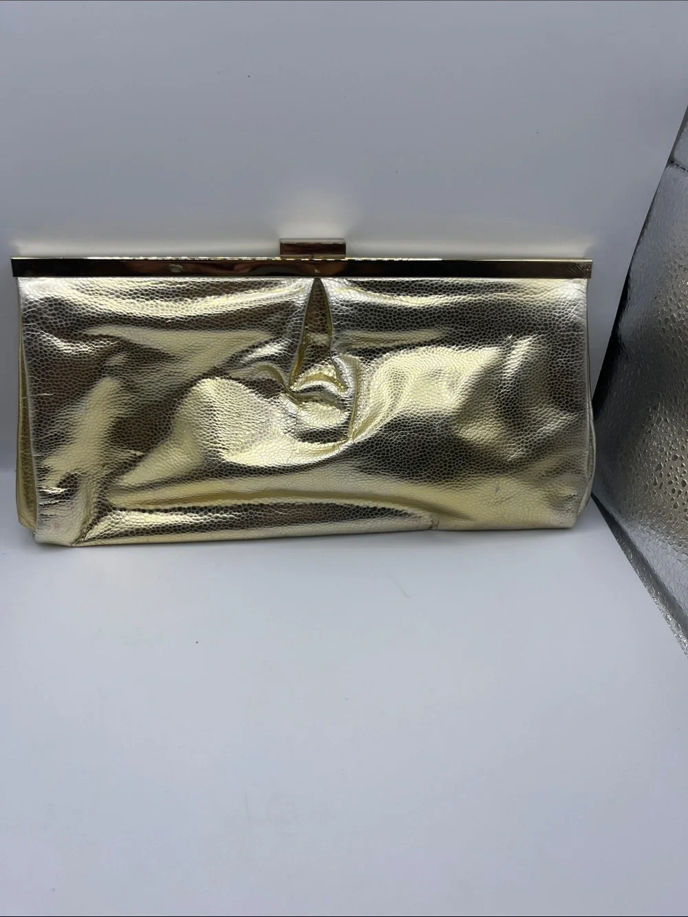 Michael Kors Very Hollywood Gold Clutch Purse
